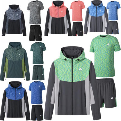 Men's 3-piece gym tracksuit set